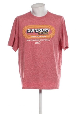 Herren T-Shirt Superdry, Größe XL, Farbe Rot, Preis 20,62 €