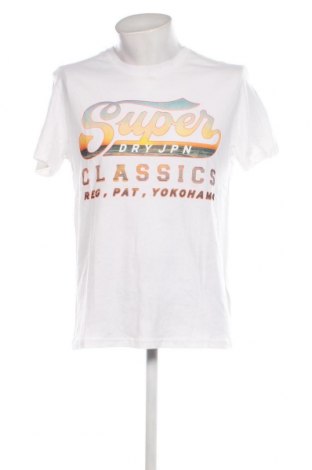 Herren T-Shirt Superdry, Größe S, Farbe Weiß, Preis € 20,62