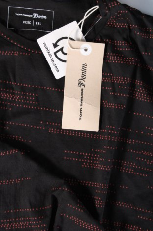 Мъжка тениска Tom Tailor, Размер XXL, Цвят Черен, Цена 31,00 лв.