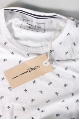 Ανδρικό t-shirt Tom Tailor, Μέγεθος S, Χρώμα Λευκό, Τιμή 15,98 €
