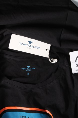 Tricou de bărbați Tom Tailor, Mărime XL, Culoare Negru, Preț 101,97 Lei