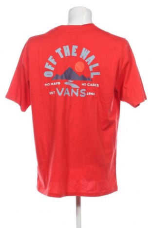 Мъжка тениска Vans, Размер XL, Цвят Червен, Цена 39,00 лв.