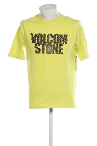 Мъжка тениска Volcom, Размер S, Цвят Жълт, Цена 33,60 лв.