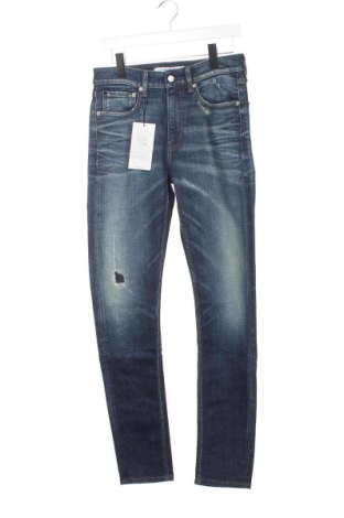 Męskie jeansy Calvin Klein Jeans, Rozmiar S, Kolor Niebieski, Cena 140,68 zł