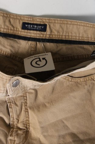 Herren Jeans Westbury, Größe L, Farbe Beige, Preis 9,13 €