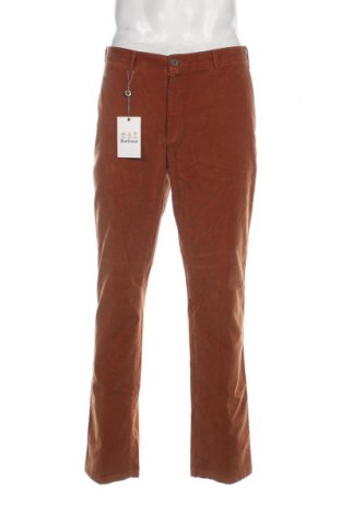 Pantaloni raiați de bărbați Barbour, Mărime L, Culoare Maro, Preț 234,87 Lei