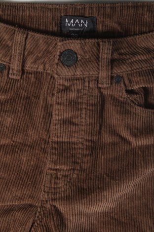 Ανδρικό κοτλέ παντελόνι Boohoo, Μέγεθος S, Χρώμα Καφέ, Τιμή 2,69 €
