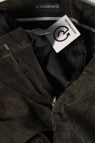 Pantaloni raiați de bărbați C.Comberti, Mărime M, Culoare Verde, Preț 95,39 Lei