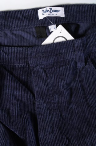 Ανδρικό κοτλέ παντελόνι John Baner, Μέγεθος XL, Χρώμα Μπλέ, Τιμή 17,94 €