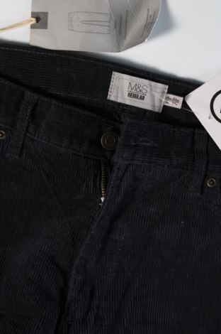 Ανδρικό κοτλέ παντελόνι Marks & Spencer, Μέγεθος L, Χρώμα Μπλέ, Τιμή 38,35 €