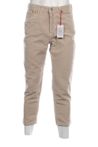 Pantaloni raiați de bărbați Urban Outfitters, Mărime M, Culoare Bej, Preț 45,89 Lei