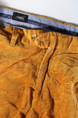 Мъжки джинси Yorn, Размер L, Цвят Жълт, Цена 7,83 лв.