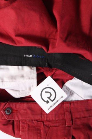 Мъжки къс панталон Brax Golf, Размер XL, Цвят Червен, Цена 41,00 лв.