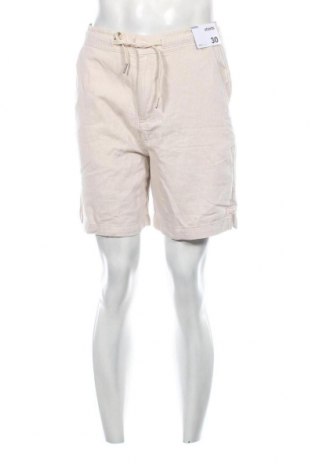 Мъжки къс панталон Sinsay, Размер S, Цвят Бежов, Цена 24,01 лв.