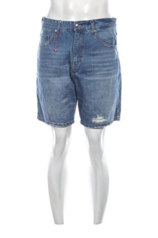 Мъжки къс панталон Zara Man, Размер M, Цвят Син, Цена 19,99 лв.