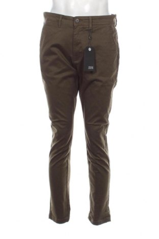 Pantaloni de bărbați ! Solid, Mărime M, Culoare Verde, Preț 45,89 Lei