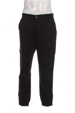 Мъжки панталон Dan Fox X About You, Размер L, Цвят Черен, Цена 93,00 лв.