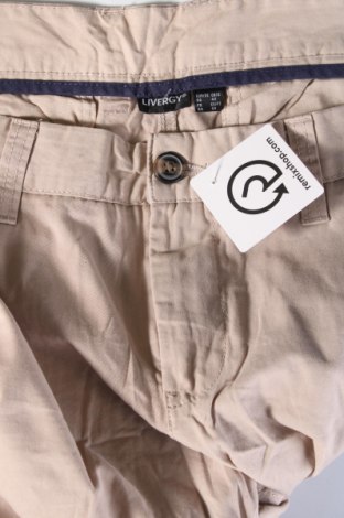 Pánske nohavice  Livergy, Veľkosť XL, Farba Béžová, Cena  5,93 €