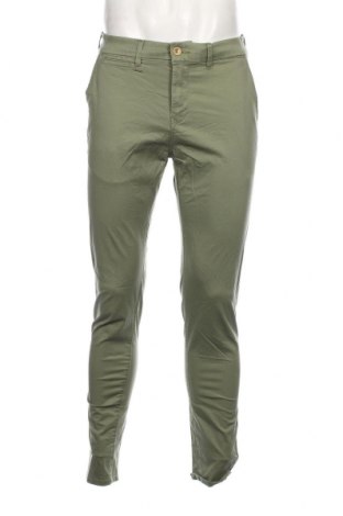 Pantaloni de bărbați Pull&Bear, Mărime M, Culoare Verde, Preț 38,16 Lei