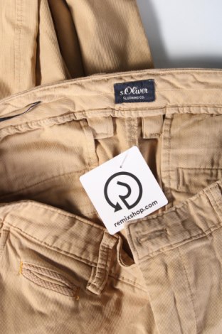 Pantaloni de bărbați S.Oliver, Mărime L, Culoare Bej, Preț 20,23 Lei