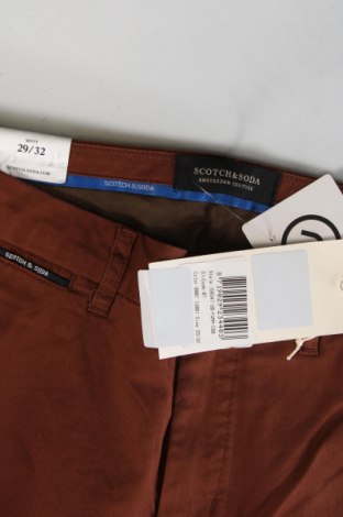 Мъжки панталон Scotch & Soda, Размер XS, Цвят Кафяв, Цена 40,80 лв.