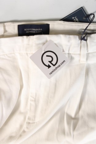 Pantaloni de bărbați Scotch & Soda, Mărime L, Culoare Alb, Preț 671,05 Lei