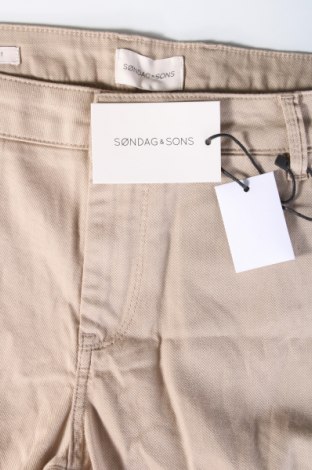 Pánske nohavice  Sondag & Sons, Veľkosť M, Farba Béžová, Cena  3,56 €