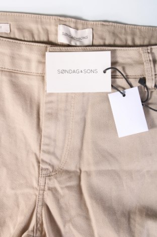 Pantaloni de bărbați Sondag & Sons, Mărime M, Culoare Bej, Preț 60,53 Lei