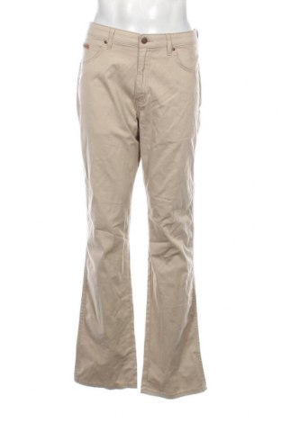 Pantaloni de bărbați Wrangler, Mărime L, Culoare Bej, Preț 65,26 Lei