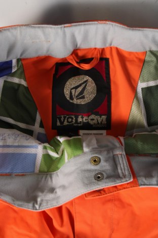 Мъжки панталон за зимни спортове Volcom, Размер XL, Цвят Оранжев, Цена 47,25 лв.