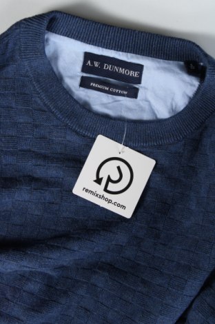 Мъжки пуловер A.W.Dunmore, Размер S, Цвят Син, Цена 9,57 лв.