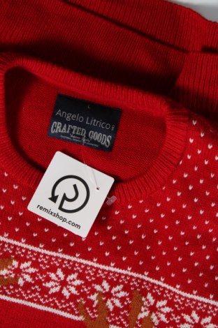 Мъжки пуловер Angelo Litrico, Размер L, Цвят Червен, Цена 8,12 лв.