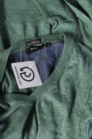 Ανδρικό πουλόβερ BOSS, Μέγεθος S, Χρώμα Πράσινο, Τιμή 52,54 €