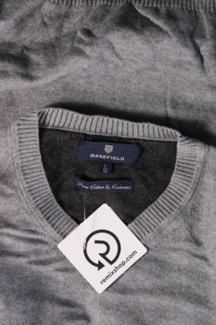 Мъжки пуловер Basefield, Размер L, Цвят Сив, Цена 5,44 лв.