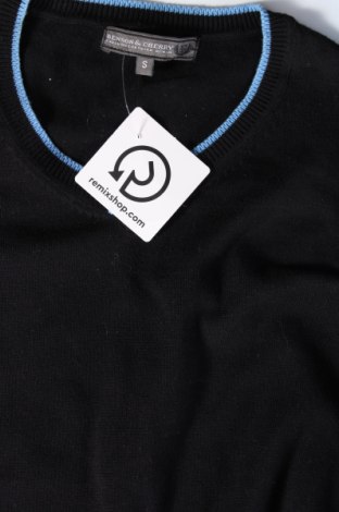 Ανδρικό πουλόβερ Benson & Cherry, Μέγεθος S, Χρώμα Μαύρο, Τιμή 6,22 €