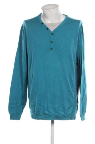 Ανδρικό πουλόβερ Bpc Bonprix Collection, Μέγεθος XXL, Χρώμα Μπλέ, Τιμή 6,64 €