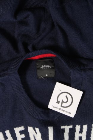 Мъжки пуловер Burton of London, Размер M, Цвят Син, Цена 5,44 лв.