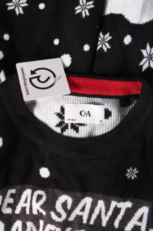Ανδρικό πουλόβερ C&A, Μέγεθος XL, Χρώμα Μαύρο, Τιμή 3,59 €