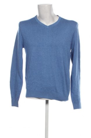 Мъжки пуловер C&A, Размер L, Цвят Син, Цена 16,53 лв.