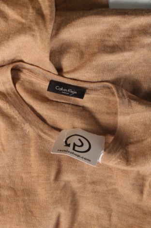 Pulover de bărbați Calvin Klein, Mărime M, Culoare Bej, Preț 131,74 Lei