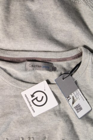 Pánský svetr  Calvin Klein Jeans, Velikost L, Barva Šedá, Cena  1 004,00 Kč