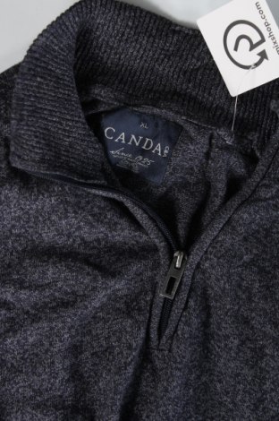 Ανδρικό πουλόβερ Canda, Μέγεθος XL, Χρώμα Μπλέ, Τιμή 6,64 €