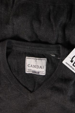 Ανδρικό πουλόβερ Canda, Μέγεθος L, Χρώμα Γκρί, Τιμή 7,18 €
