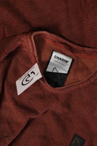 Ανδρικό πουλόβερ Chasin', Μέγεθος M, Χρώμα Καφέ, Τιμή 15,34 €
