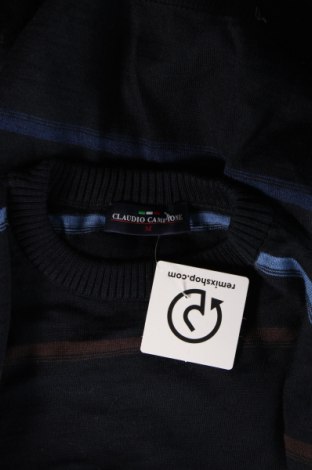 Мъжки пуловер Claudio Campione, Размер M, Цвят Син, Цена 8,16 лв.