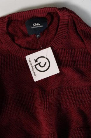 Мъжки пуловер Clockhouse, Размер XL, Цвят Червен, Цена 8,99 лв.