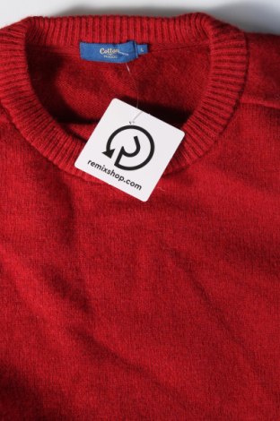 Мъжки пуловер Cotton Traders, Размер L, Цвят Червен, Цена 33,93 лв.