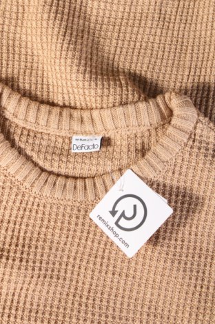 Ανδρικό πουλόβερ Defacto, Μέγεθος XL, Χρώμα  Μπέζ, Τιμή 7,18 €