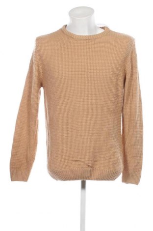 Ανδρικό πουλόβερ Defacto, Μέγεθος XL, Χρώμα  Μπέζ, Τιμή 5,38 €