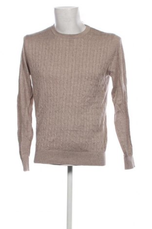 Мъжки пуловер Dressmann, Размер S, Цвят Бежов, Цена 18,70 лв.
